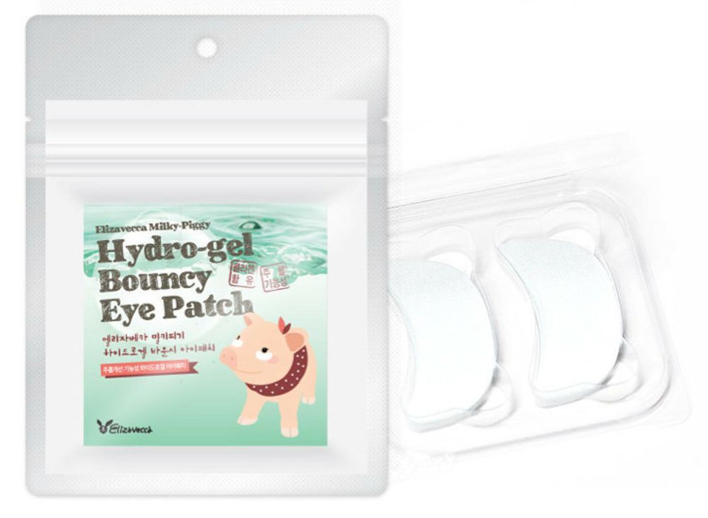 Гидрогелевые патчи Elizavecca Milky Piggy Hydro Gel Bouncy Eye Patch