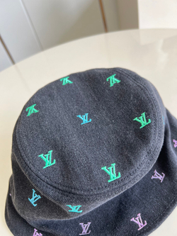 Louis Vuitton Blason Shading Denim Reversible Bucket Hat
