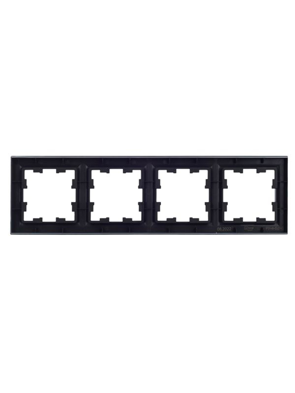 Рамка 4-м BRITE РУ-4-БрЧ черн. IEK BR-M42-K02