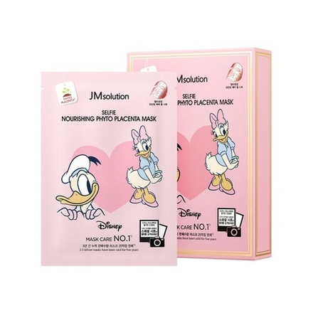 Маска тканевая Фитоплацента JMsolution Disney collection selfie nourishing phytoplacenta mask, 30 мл