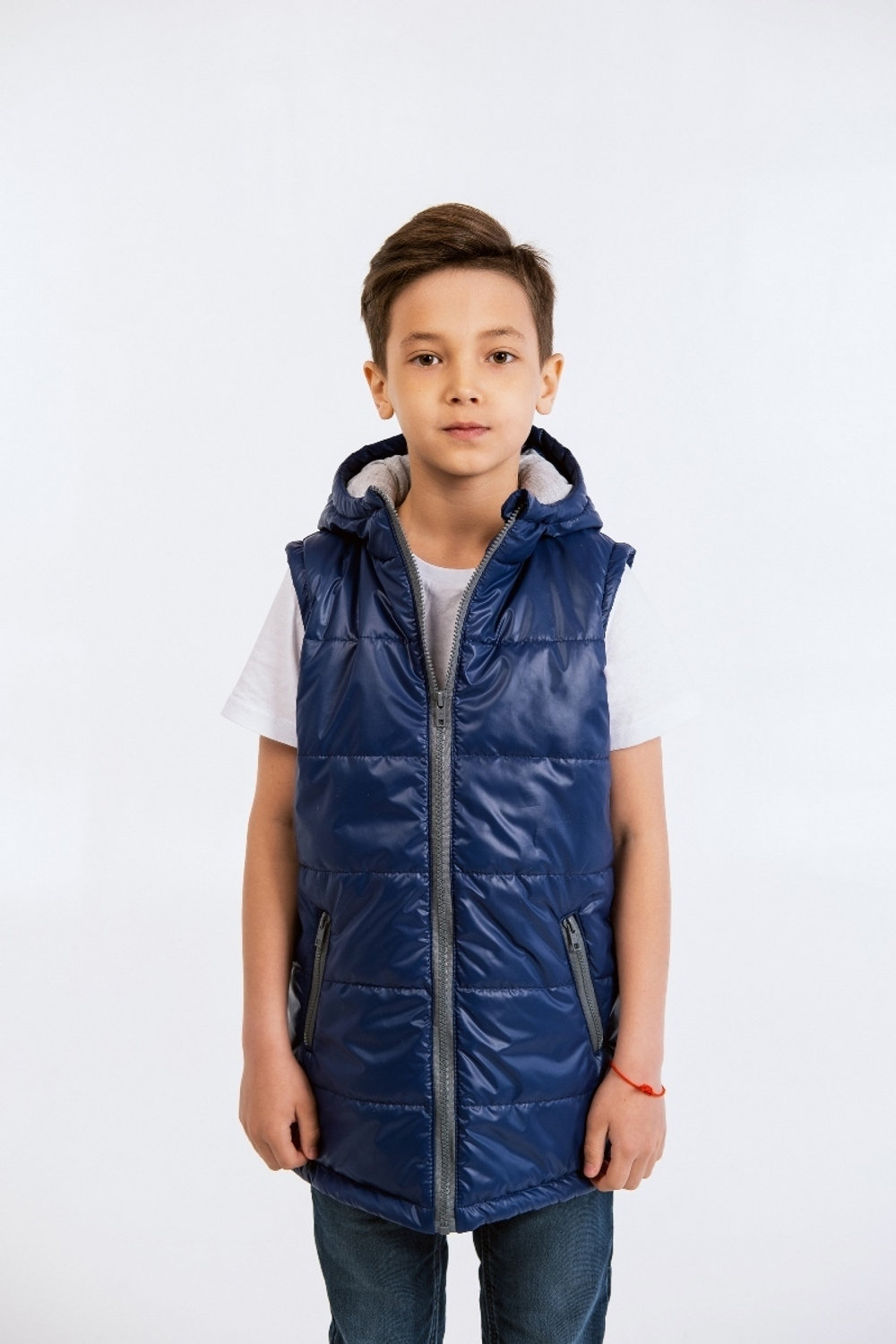 Жилет для мальчика "Хэппи" синий