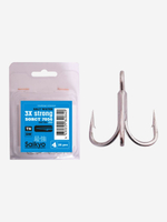 Крючки рыболовные (тройник) Saikyo 7056 TN 3X № 1/0 (25 шт. в упк.)