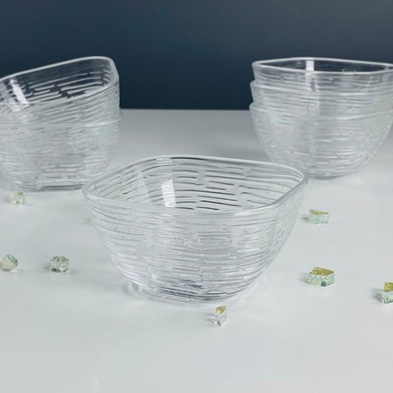 Lenardi 588-654 Набор из 6 салатников 10,2см в под.уп.(х12)Стекло