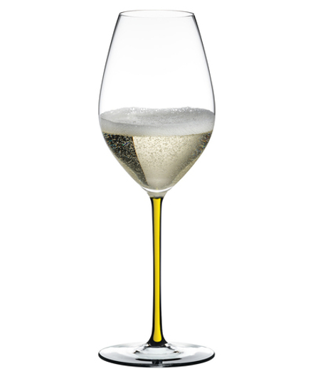 Riedel Fatto a Mano Фужер для шампанского Champagne Wine Glass 445мл с желтой ножкой