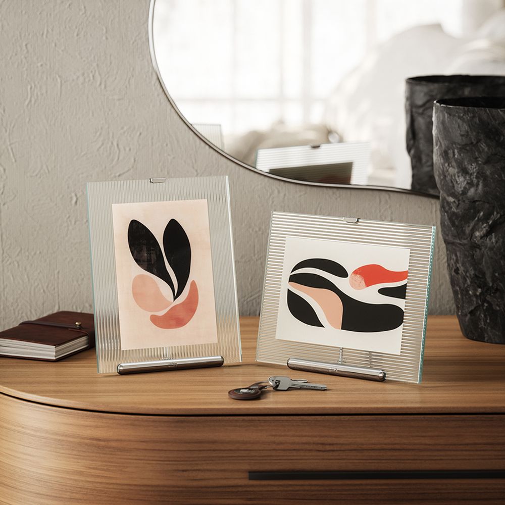 Фоторамка Flute, 20х23 см, хром