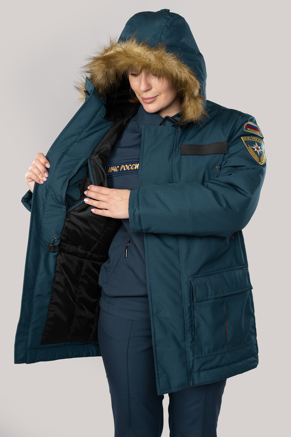 Куртка зимняя МЧС женская (мод. 199)