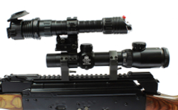 Лазерный фонарь (зеленый) LaserSpeed LS-KS1-G50A 50мВт