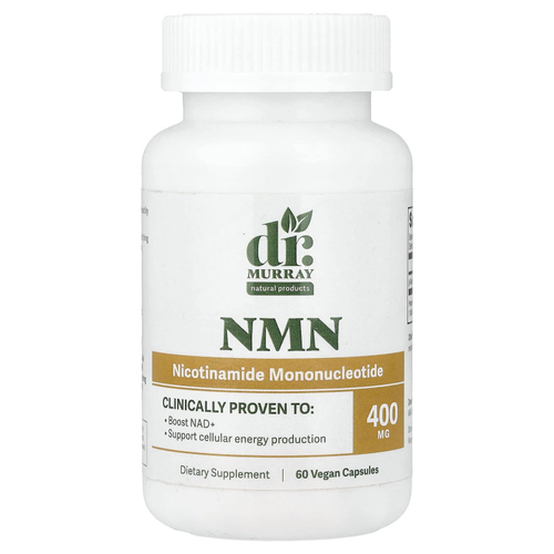 Dr. Murray's, NMN, 400 мг, 60 веганских капсул