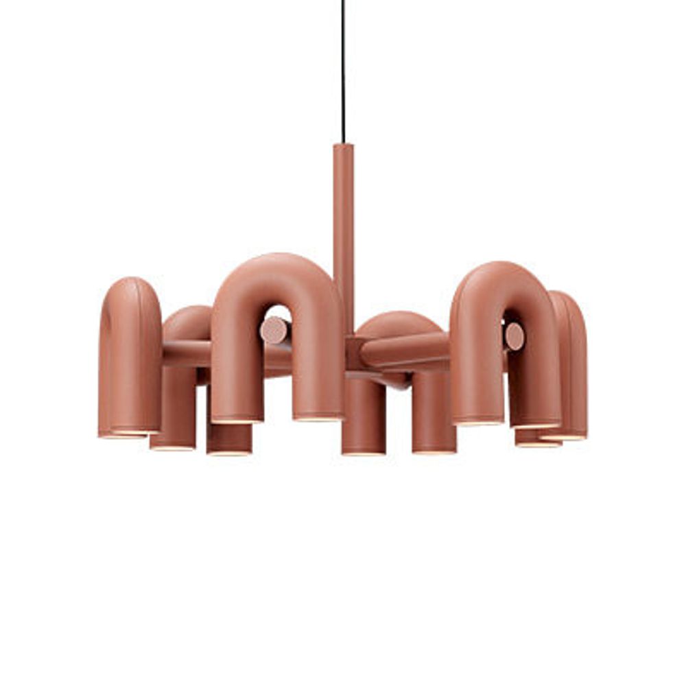 Подвесной дизайнерский светильник Cirkus by AGO Lighting (6 плафонов/розовый)