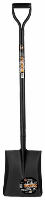 Лопата совковая ЦЕНТРОИНСТРУМЕНТ Кузбасс цельнометаллическая (1448)