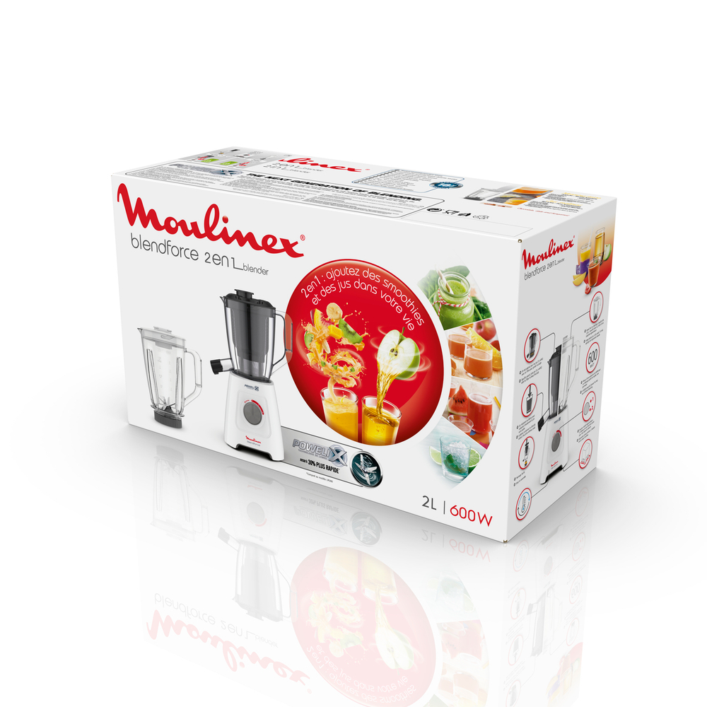 Стационарный блендер-соковыжималка Moulinex Blendforce 2 LM42Q110