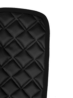 Ковры MAN TGX с 1-м ящиком (механика) (экокожа, черный, черный кант, зеленая вышивка)