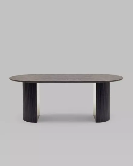 Стол обеденный Boston 200*100*75 темное дерево