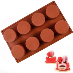 Форма силиконовая «Цилиндр» 8 ячеек