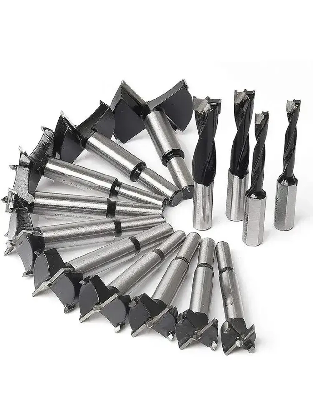 Набор сверел Форстнера по дереву, 6.5-50 мм, 14шт