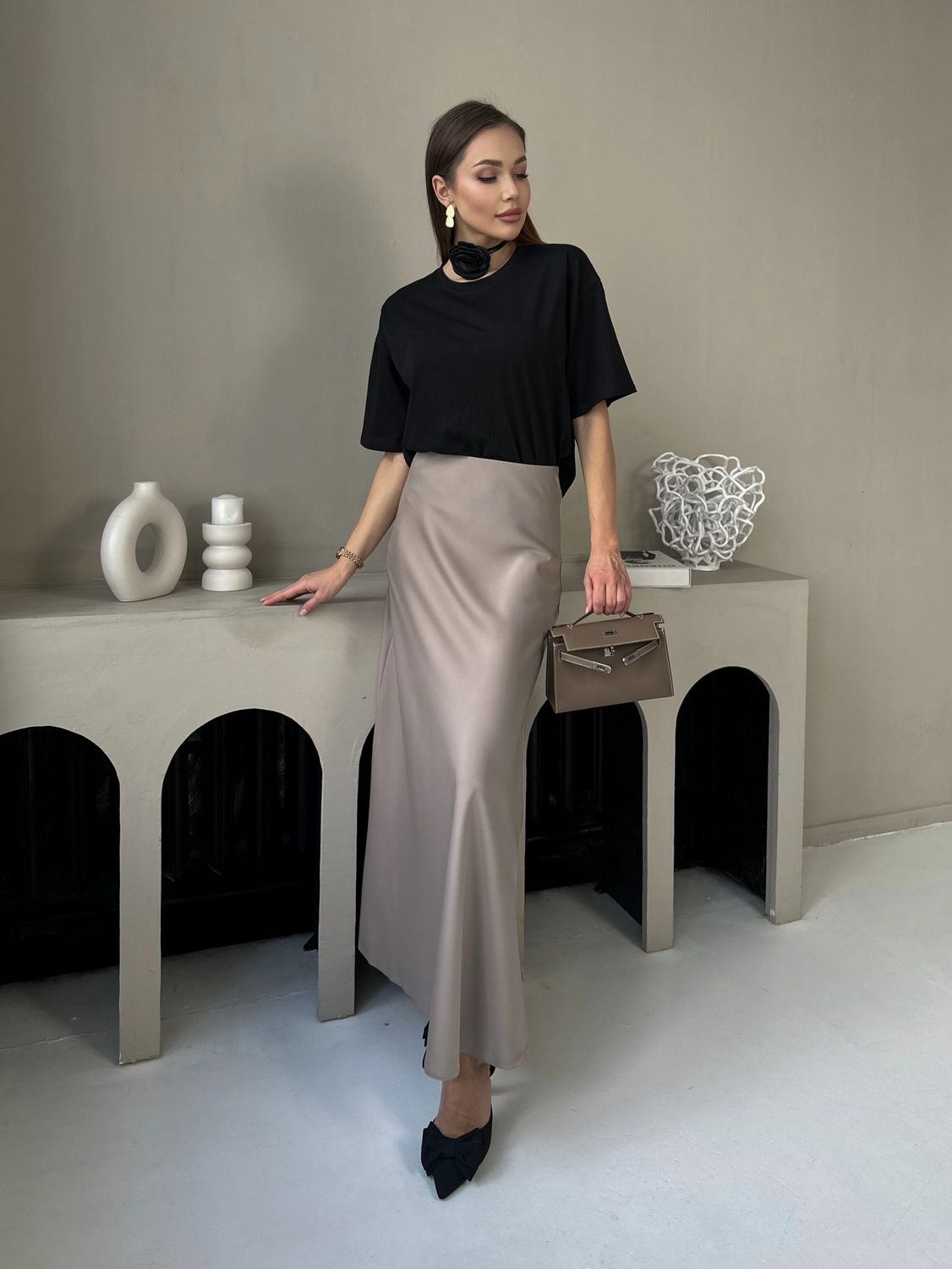 Юбка Silk Beige