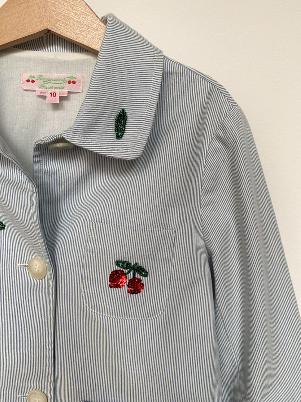 Хлопковый жакет Bonpoint, 140