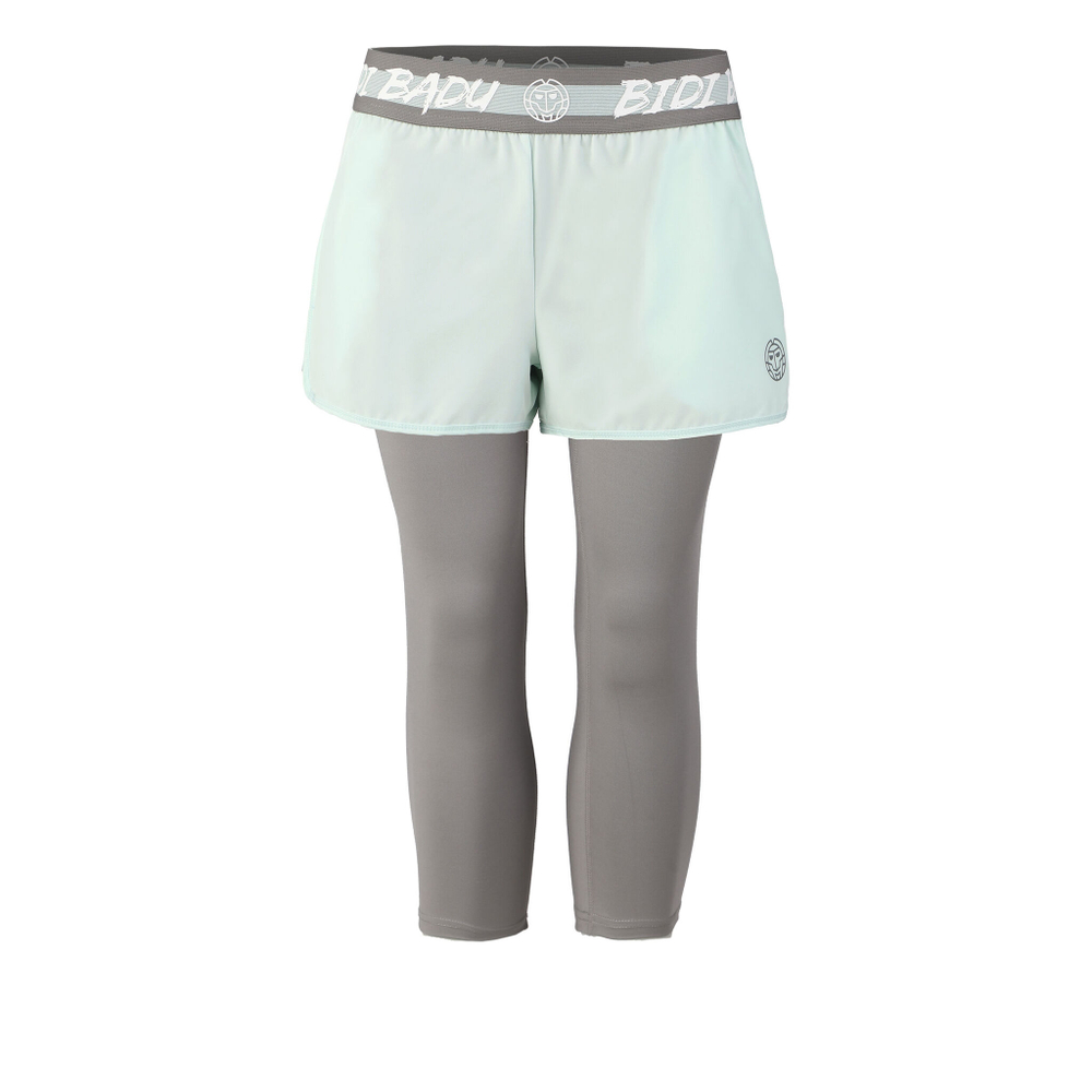 Женские теннисные шорты BIDI BADU Kara Tech Shopri Women - Turquoise, Grey
