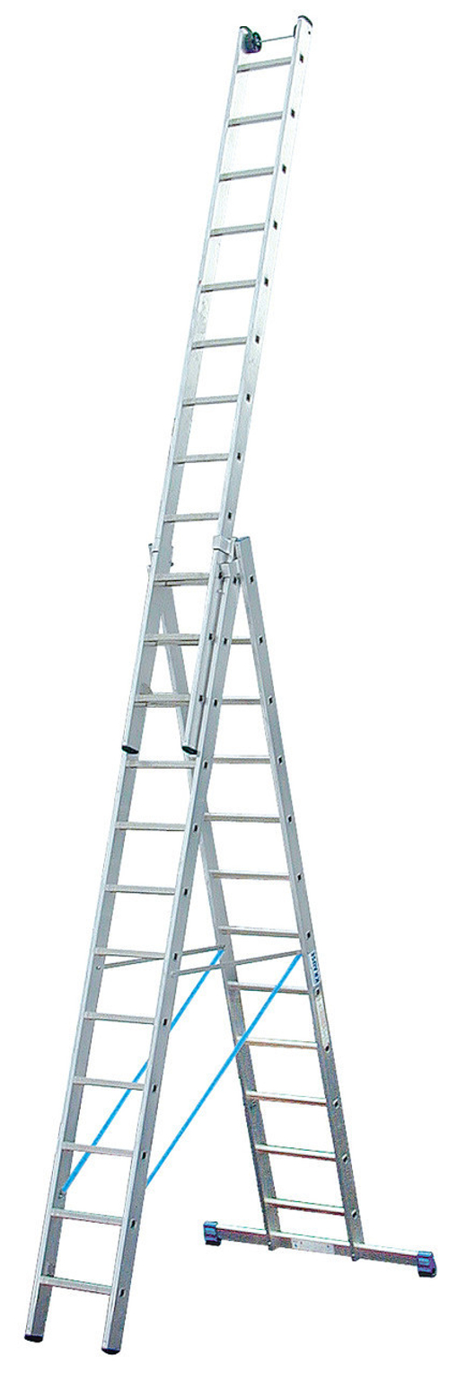 Трехсекционная универсальная лестница STABILO 3х12 (133700)