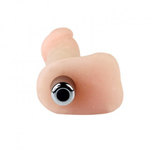 Мини-вибратор с мошонкой (12,5×2,5 см)