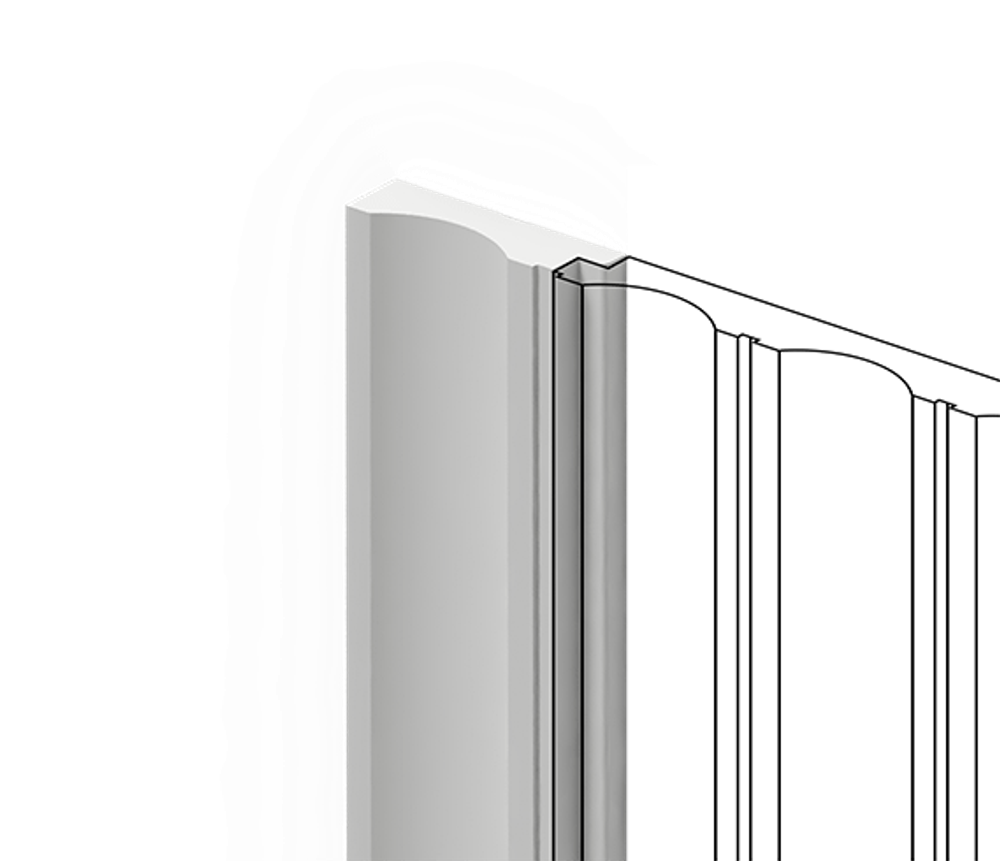 Финишный молдинг HiWood, 270x4,3 см