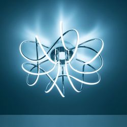 Citilux Джемини Смарт CL229A161E RGB Умная люстра Хром