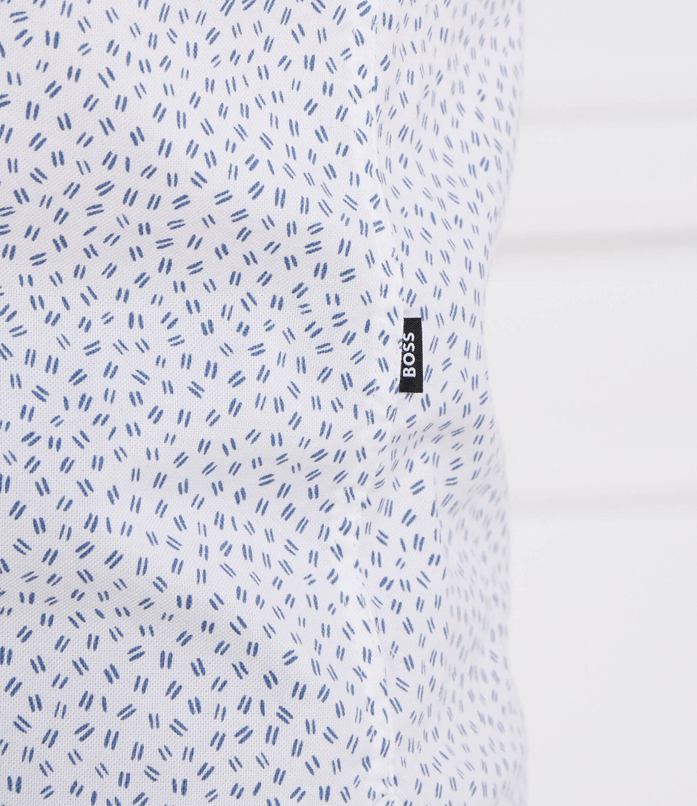 Рубашка S-LIAM-kent-C1-233 BOSS BLACK - белый(50510014)