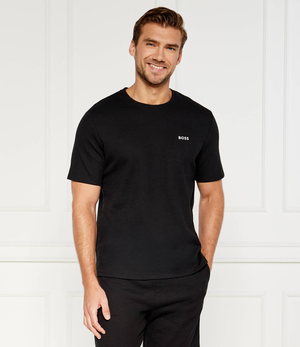 Футболка Waffle BOSS BLACK - черный(50480834)