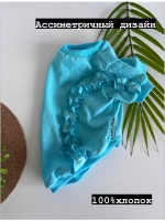 Трикотажная футболка для собак и кошек с рукавом