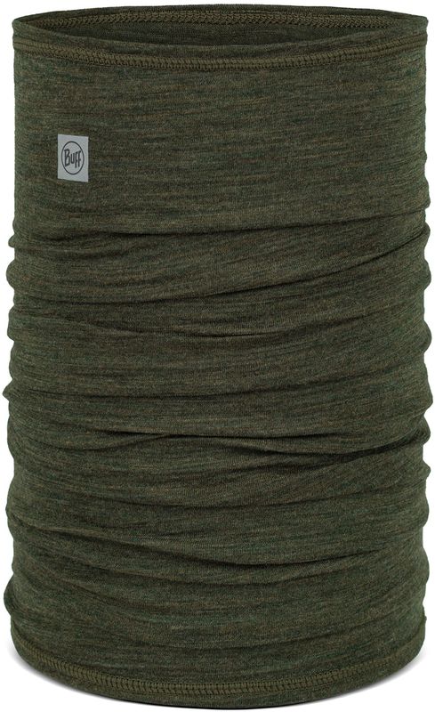 Шерстяной шарф-труба Buff Merino Lightweight Solid Bark Фото 1