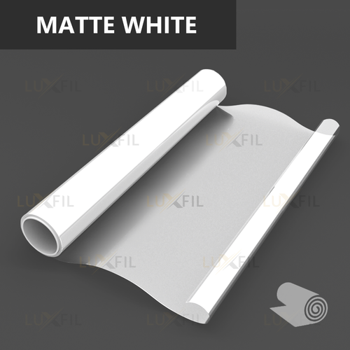 Пленка для окон декоративная MATTE WHITE LUXFIL, рулон
