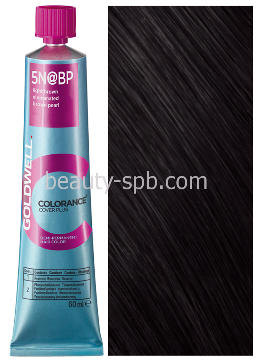 Goldwell Colorance 5N@BP GREY  светло-коричневый с перламутровым сиянием 60 мл