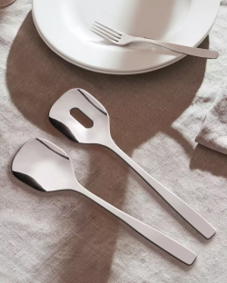 Alessi - Набор салатных ложек KnifeForkSpoon / артикул   AJM22/14  / GTIN 8003299921331