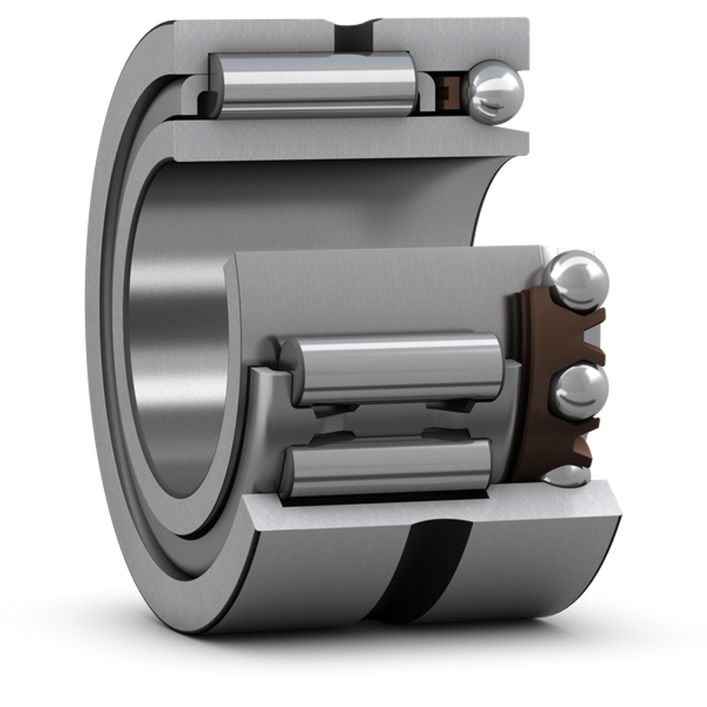 Комбинированный игольчатый роликоподшипник/радиально-упорный шарикоподшипник для осевых нагрузок, действующих в одном направлении NKIA 5908