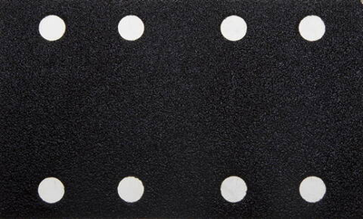 Лист шлиф. универс. URAGAN ″Оптимал. для тверд. пород дерева″ 8 отв. по линии, на липучке, для ПШМ, P40, 80х133мм, 50шт