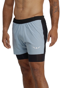 ШОРТЫ МУЖСКИЕ VAPOR | BLACK SKYBLUE