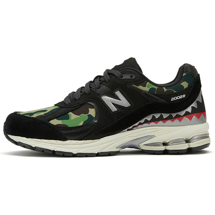 Кроссовки New Balance 2002R Apes Together Strong - Black Camo x BAPE