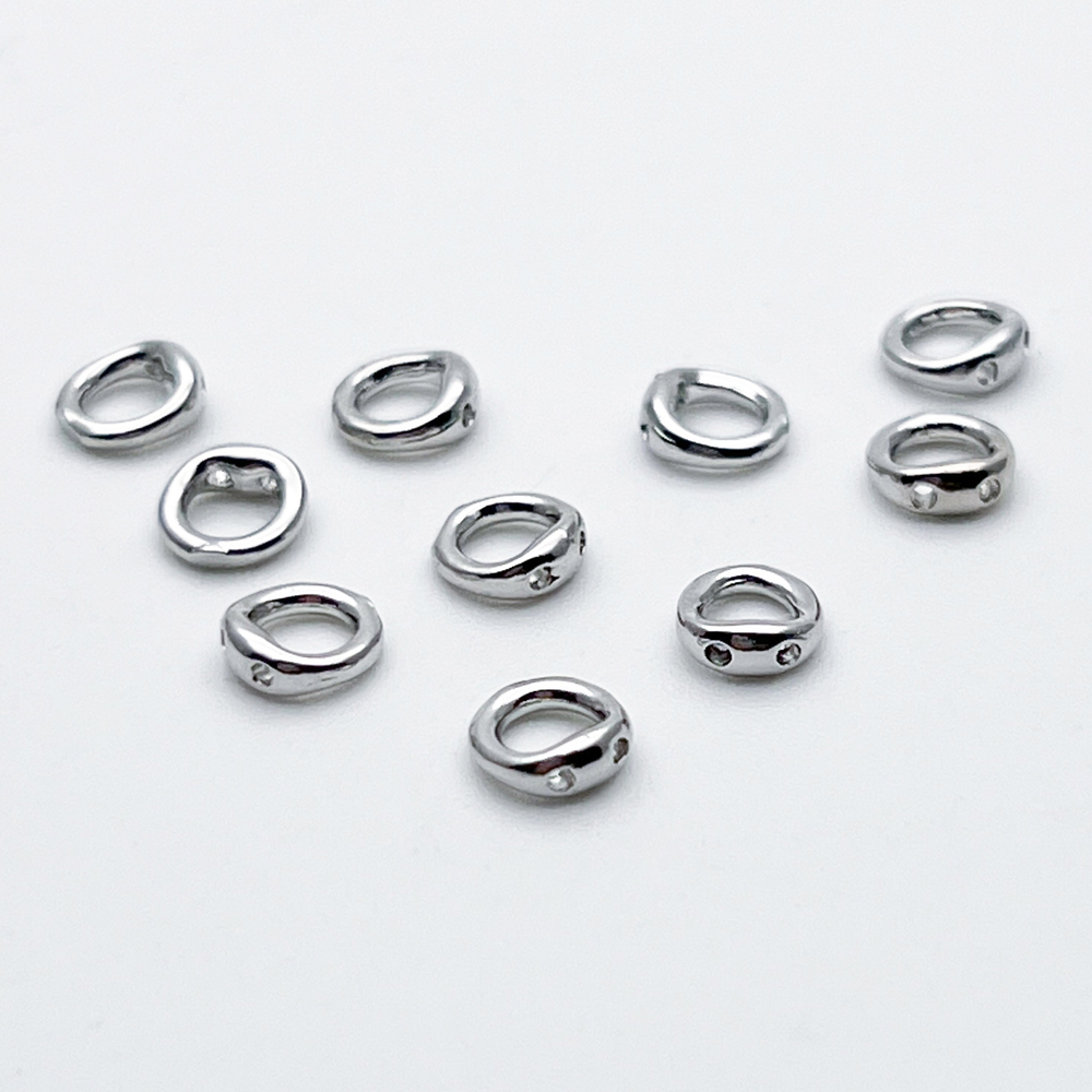 Протектор-кольцо, цвет серебро (родий), размер 5 мм, цена за 1 шт