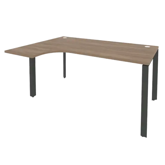 Onix Стол эргономичный левый на П-образном м/к O.MP-SA-4 (L) 1580*1180*750 (800/460)