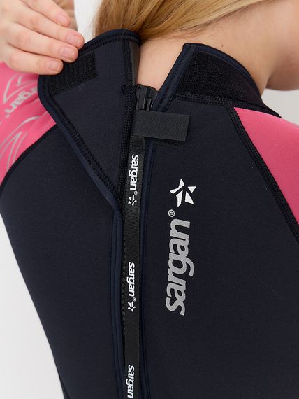 Гидрокостюм Sargan Nero 2.0 Shorty Pro lady 2 мм черно-розовый