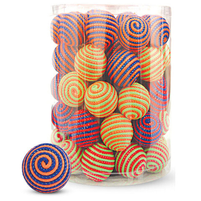 Игрушка для кошек "Шарик-спираль", d45мм (туба 60шт.), Triol