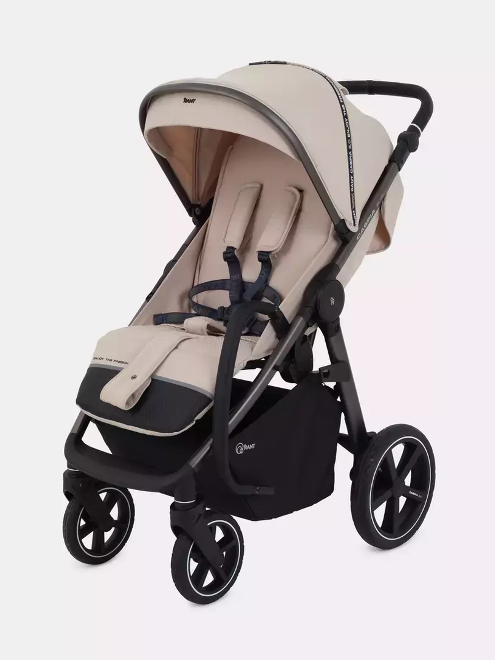 Коляска детская RANT "CASPIA 2.0" RA100 Beige