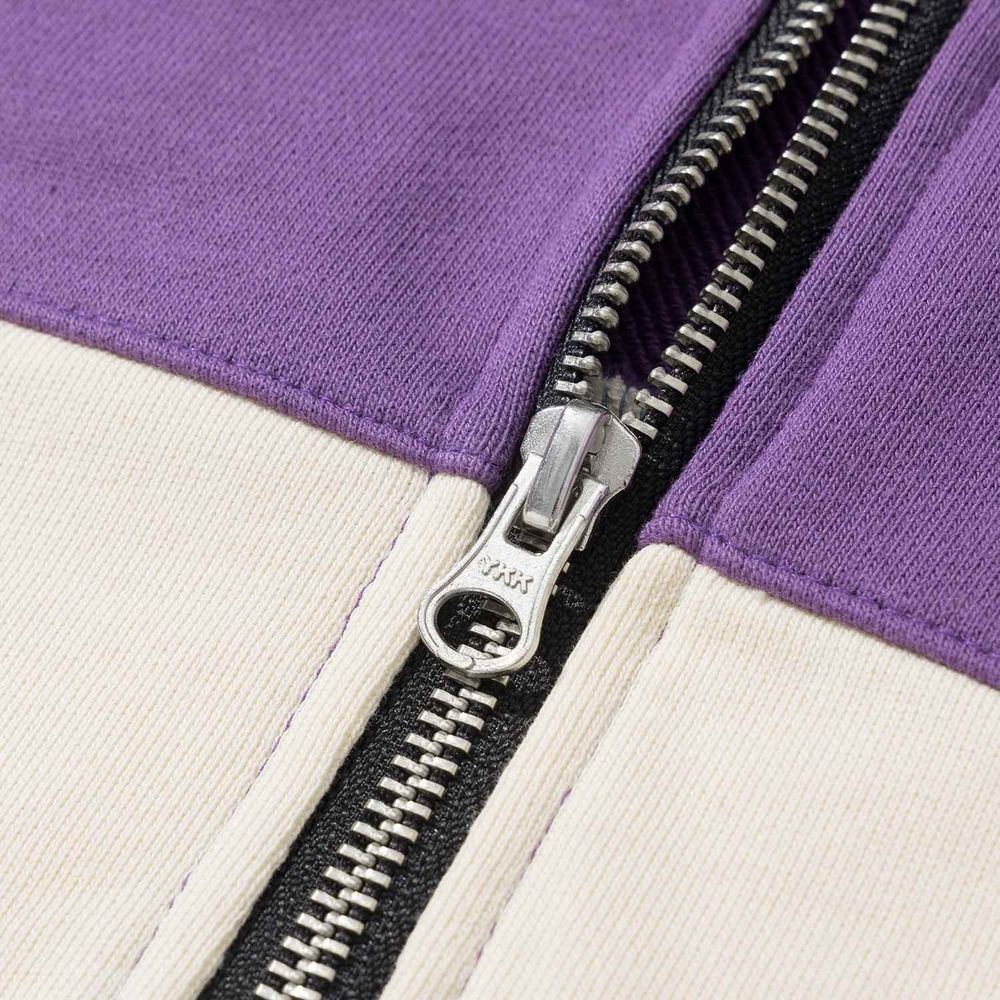 Толстовка YMKASHIX Four Stripes Фиолетовый/Бежевый/Серый/Синий