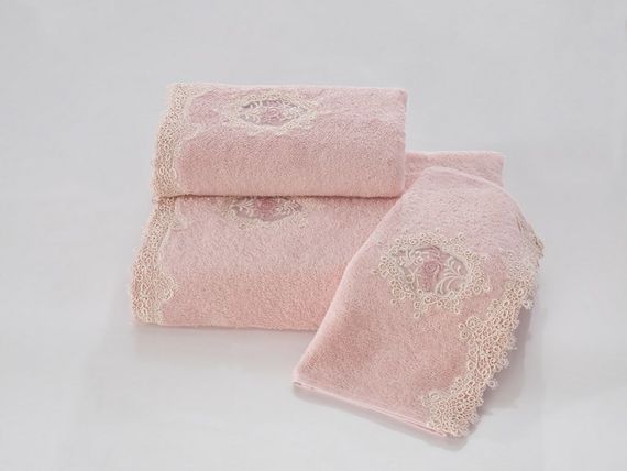 DESTAN ДЕСТАН  салфетки  махровые 3 пр 32х50  Soft Cotton (Турция)