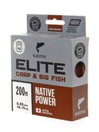 Леска монофильная Salmo Elite CARP & BIG FISH 200м, 0.45мм