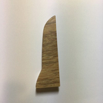 Заглушка правая к плинтусу "LIDER-75" 754 Дуб дикий