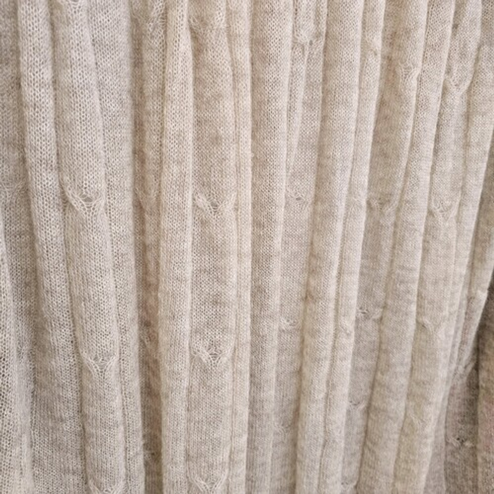 Плед Косы Rene Real капучино меланж 110x170 см