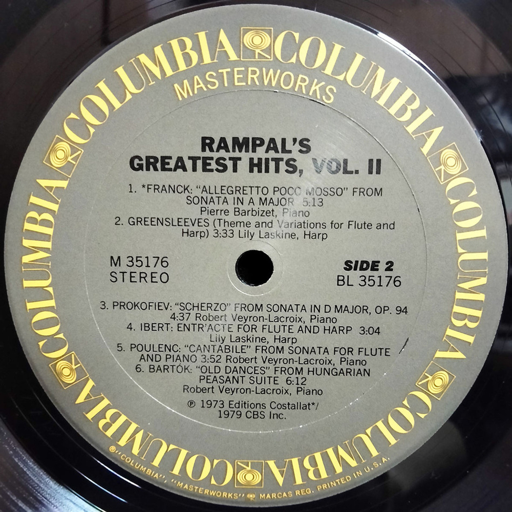 Jean-Pierre Rampal / Rampal's Greatest Hits Volume 2 (LP)