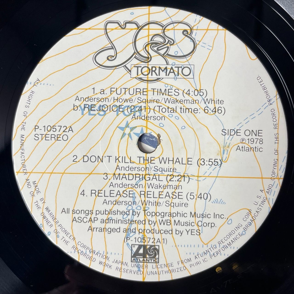Винтажная виниловая пластинка LP Yes Tormato (Japan 1978) (Obi) Circus Of Heaven