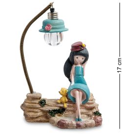 GAEM Art MN-113/1 Фигурка «Девочка с мишкой под фонарем»